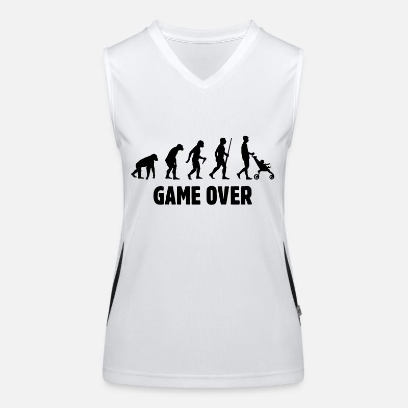 Daddy Game Over Women's Functional Contrast Tank Top
