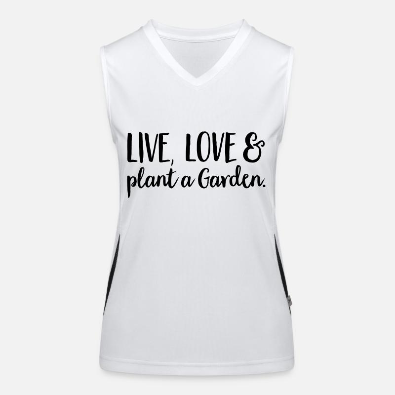 Garten Funktionelles Kontrast-Tank Top für Frauen