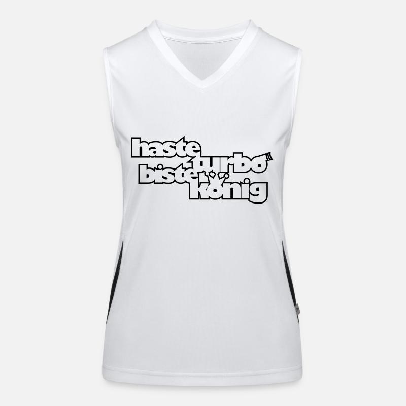 Haste Turbo biste König Shocker Funktionelles Kontrast-Tank Top für Frauen