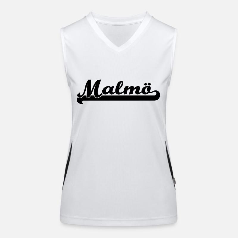 écrit malmoe Débardeur respirant contrasté Femme