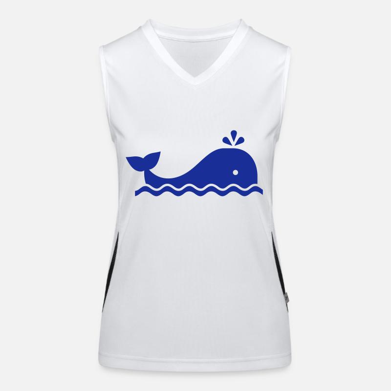 Wal Funktionelles Kontrast-Tank Top für Frauen