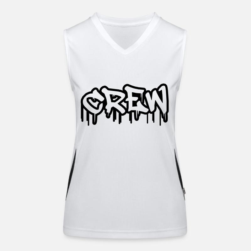 crew Débardeur respirant contrasté Femme