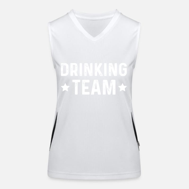 Drinking Team Women's Functional Contrast Tank Top