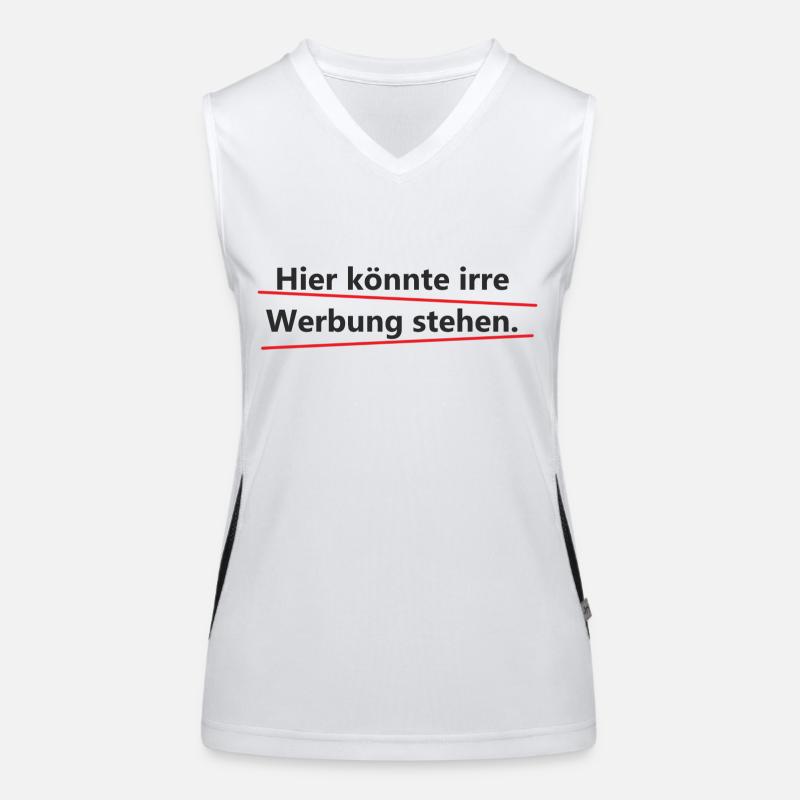 Werbung Funktionelles Kontrast-Tank Top für Frauen