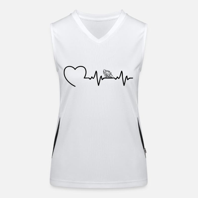 Biker Funktionelles Kontrast-Tank Top für Frauen