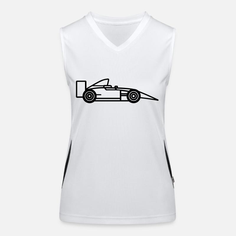 Race Car Women's Functional Contrast Tank Top