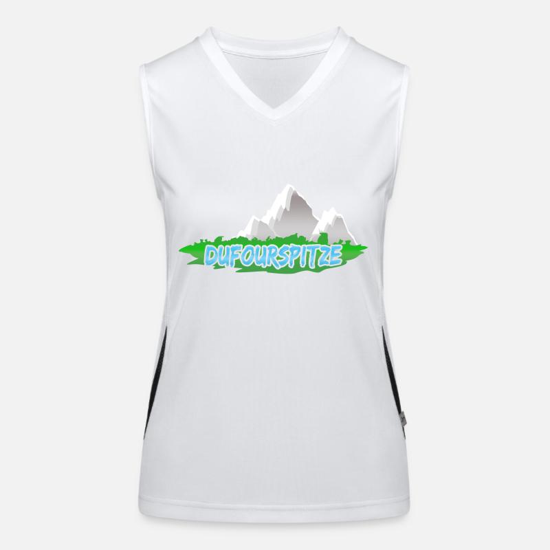 Geschenk für Dufourspitze Funktionelles Kontrast-Tank Top für Frauen