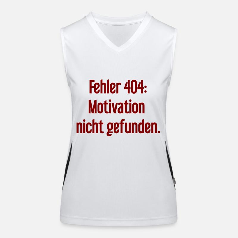 Erreur 404 : Motivation introuvable Débardeur respirant contrasté Femme
