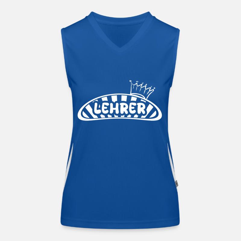 Lehrer als Beruf Funktionelles Kontrast-Tank Top für Frauen