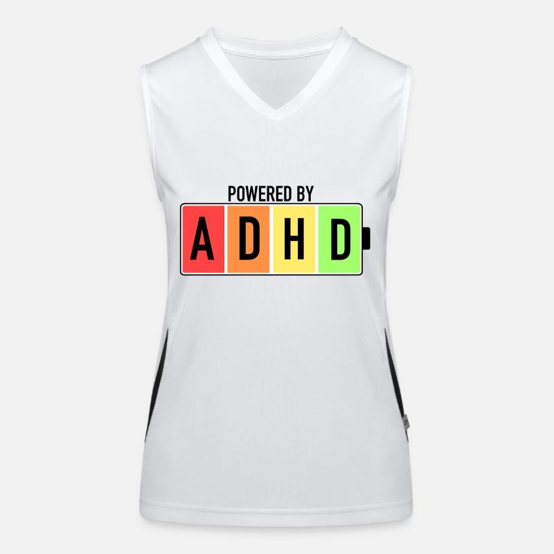 TDAH Conscience Neurodivergente Débardeur respirant contrasté Femme