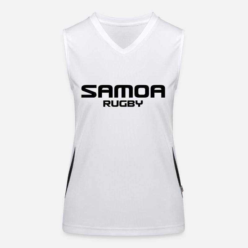 Samoa Rugby - Mers du Sud - Polynésie Débardeur respirant contrasté Femme