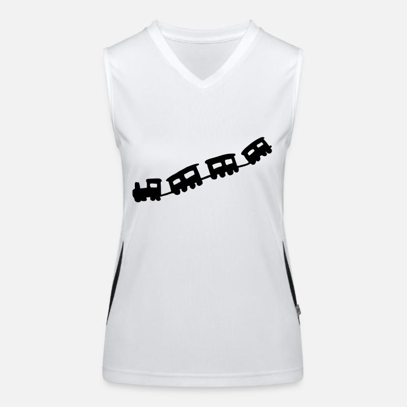 train Débardeur respirant contrasté Femme