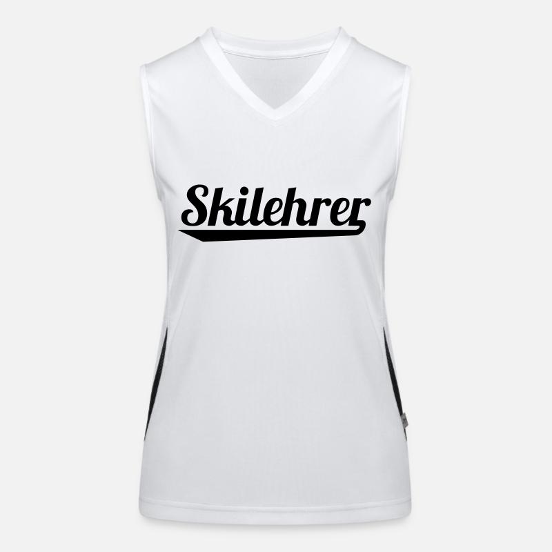 Skilehrer Funktionelles Kontrast-Tank Top für Frauen