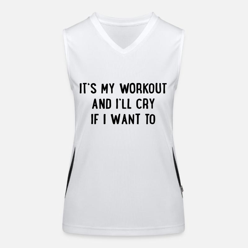 Training Funktionelles Kontrast-Tank Top für Frauen