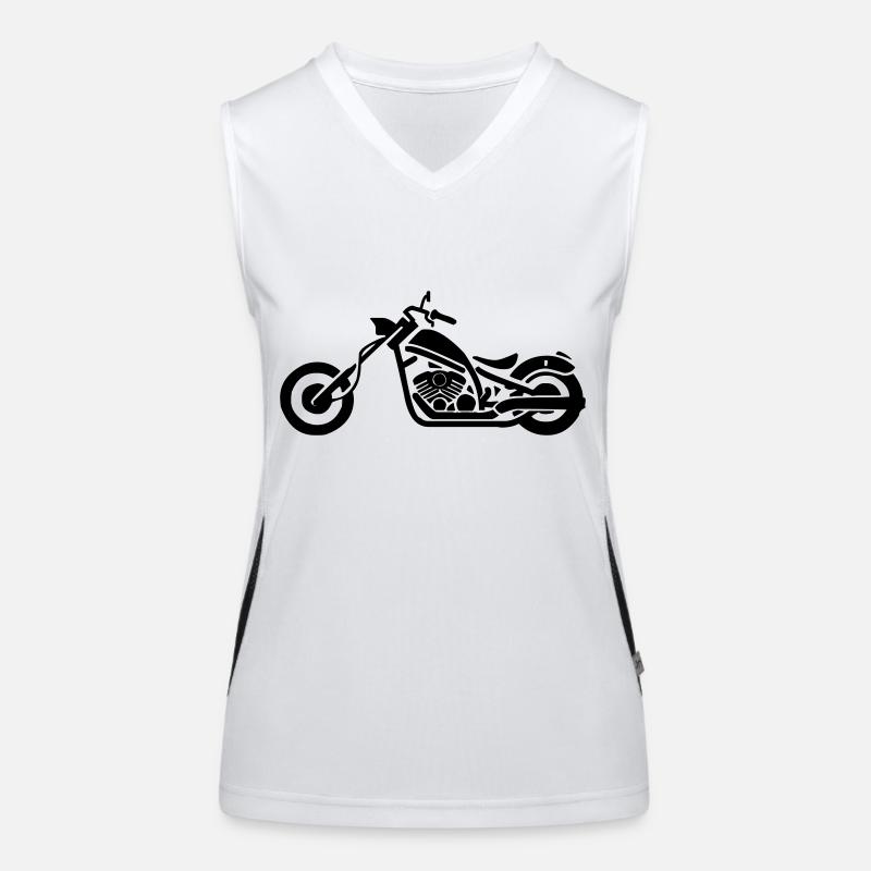 moto Débardeur respirant contrasté Femme