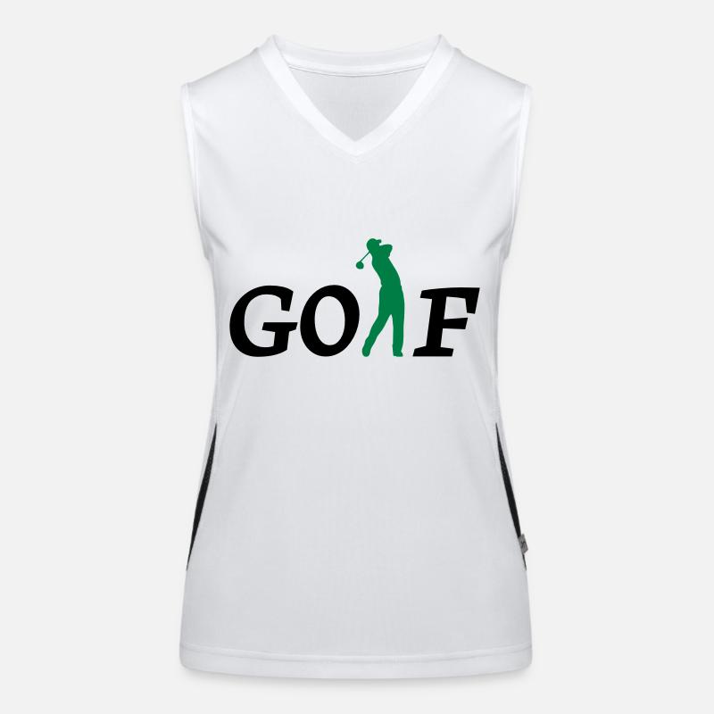 Golf Funktionelles Kontrast-Tank Top für Frauen