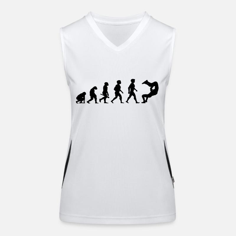 Evolution Catcher Ringer Wrestler Wrestling Funktionelles Kontrast-Tank Top für Frauen