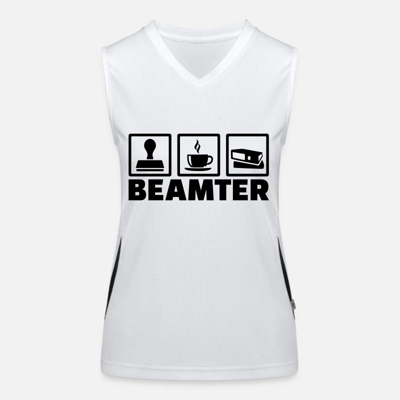 Beamter Funktionelles Kontrast-Tank Top für Frauen