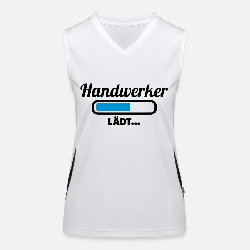Handwerker Funktionelles Kontrast-Tank Top für Frauen
