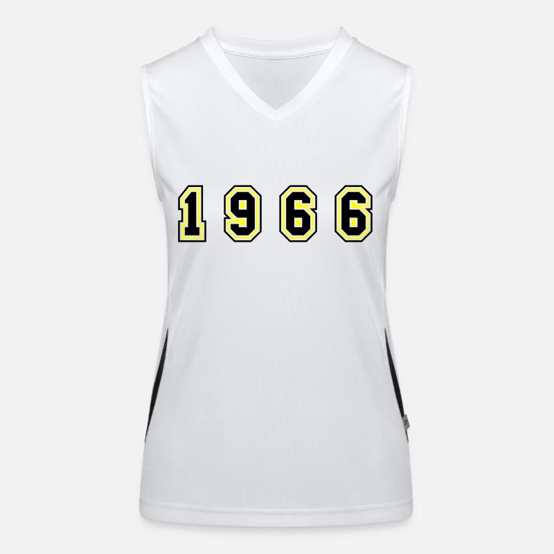 1966 Year Number Women's Functional Contrast Tank Top