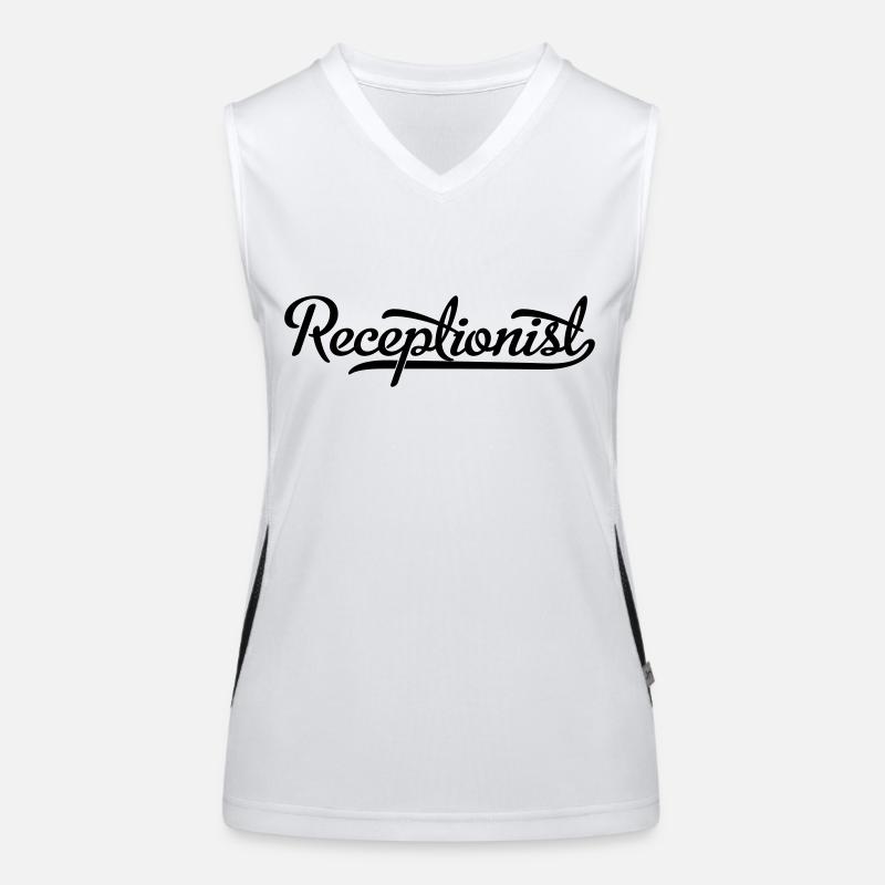 Receptionist Women's Functional Contrast Tank Top