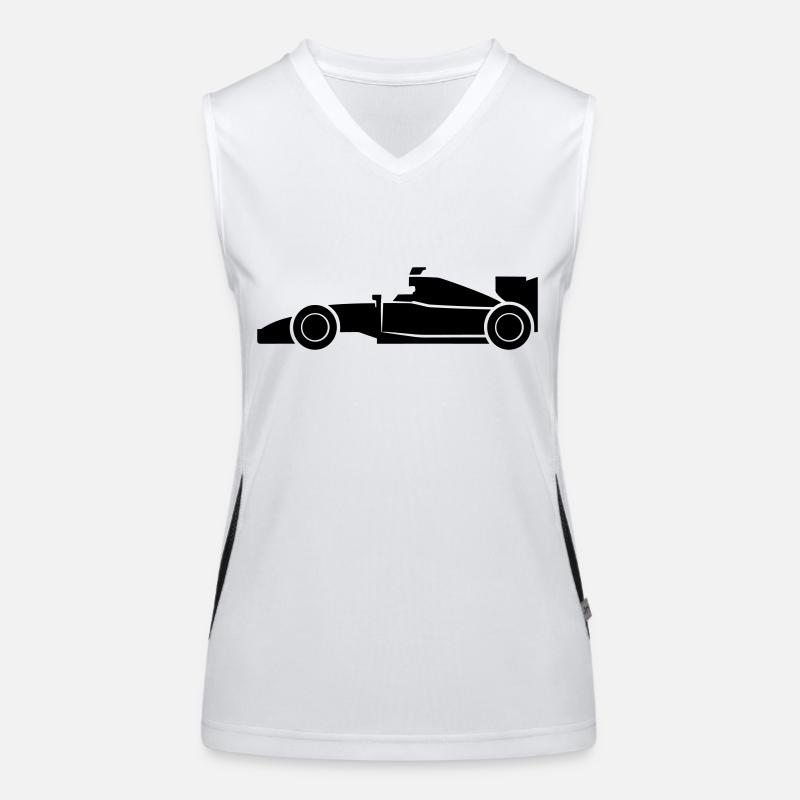 Race car Women's Functional Contrast Tank Top