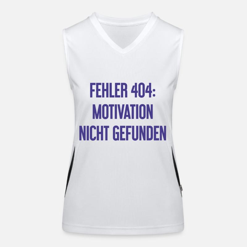 Fehler 404: Motivation nicht gefunden Funktionelles Kontrast-Tank Top für Frauen