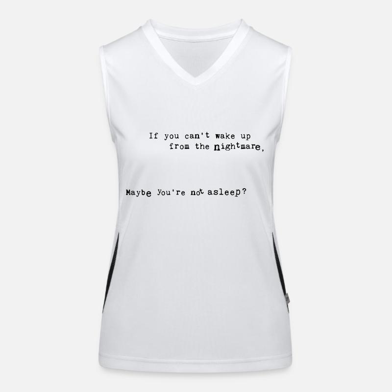 Nightmare (customize color) Women's Functional Contrast Tank Top