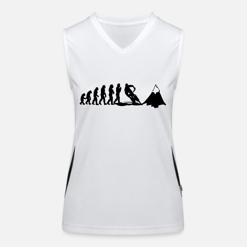 mountainbike evolution Funktionelles Kontrast-Tank Top für Frauen