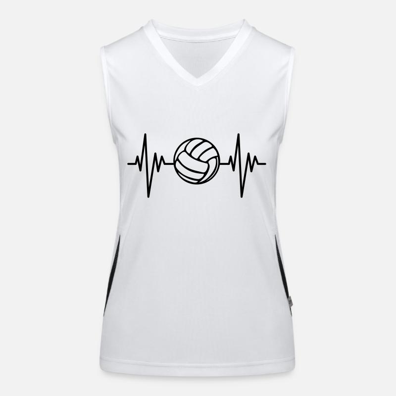 Volleyball Pulse Funktionelles Kontrast-Tank Top für Frauen