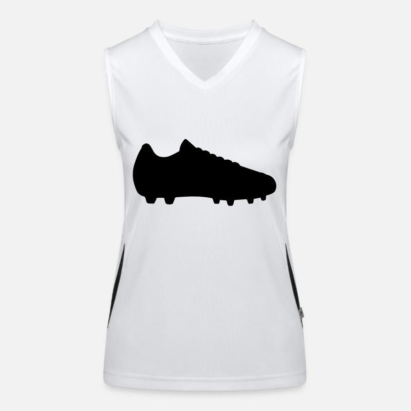 Fußball Schuh Funktionelles Kontrast-Tank Top für Frauen