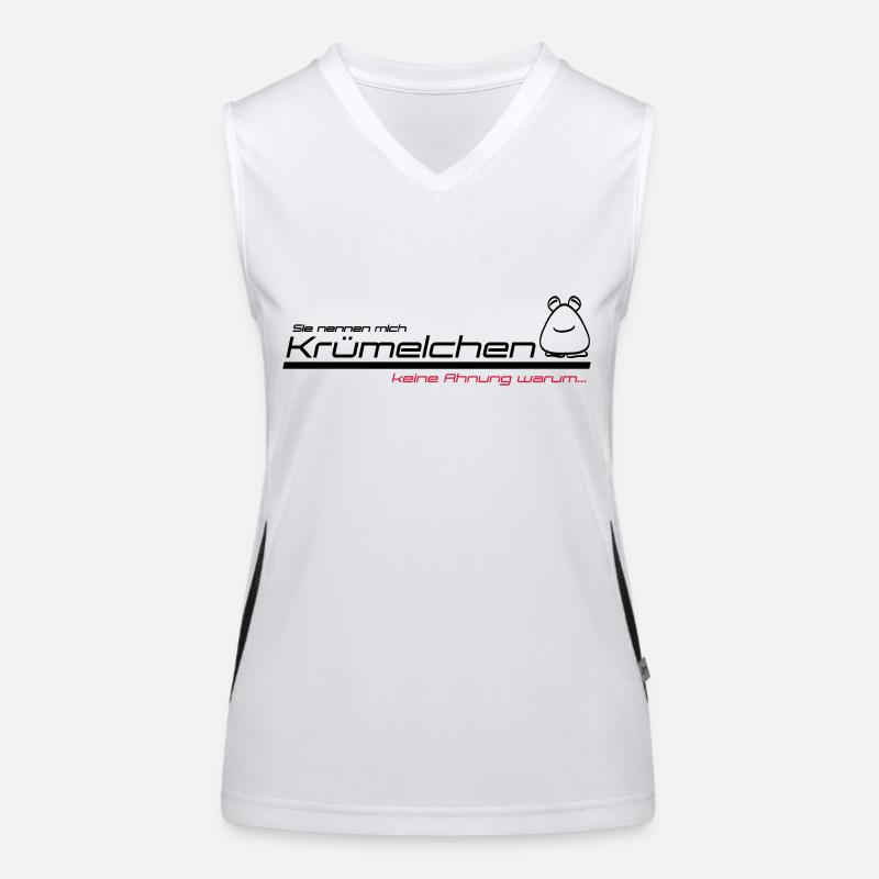 krümelchen Funktionelles Kontrast-Tank Top für Frauen