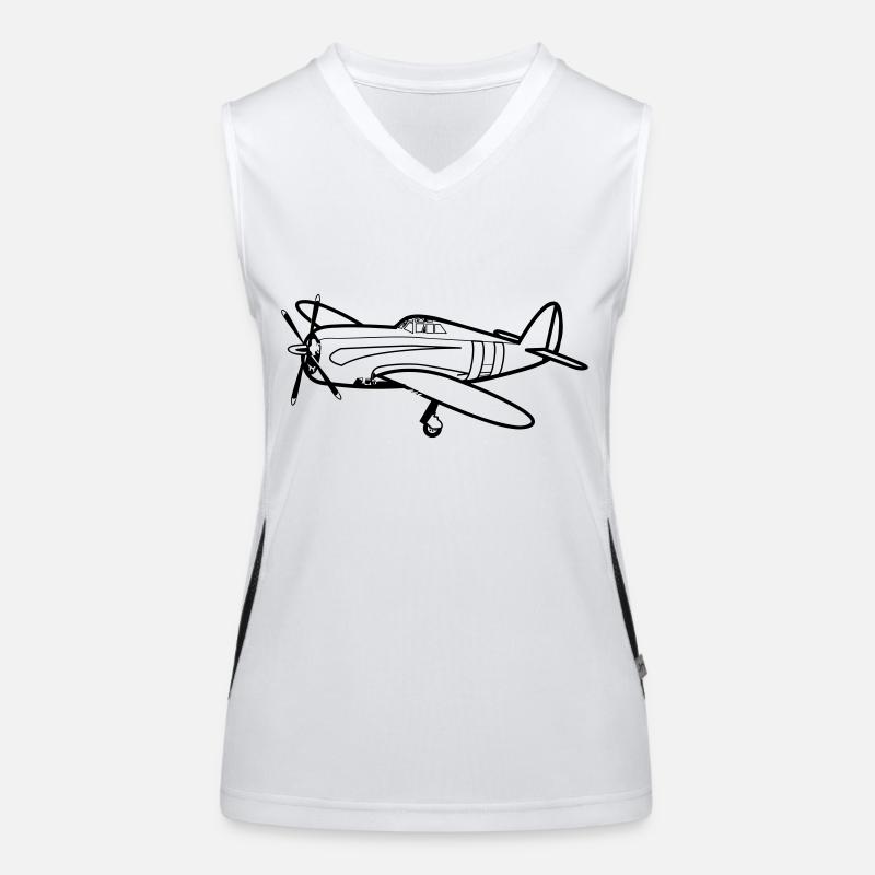 flieger Débardeur respirant contrasté Femme