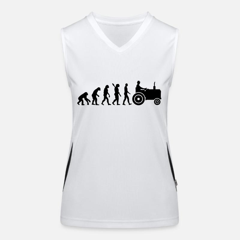 Evolution Tractor Women's Functional Contrast Tank Top