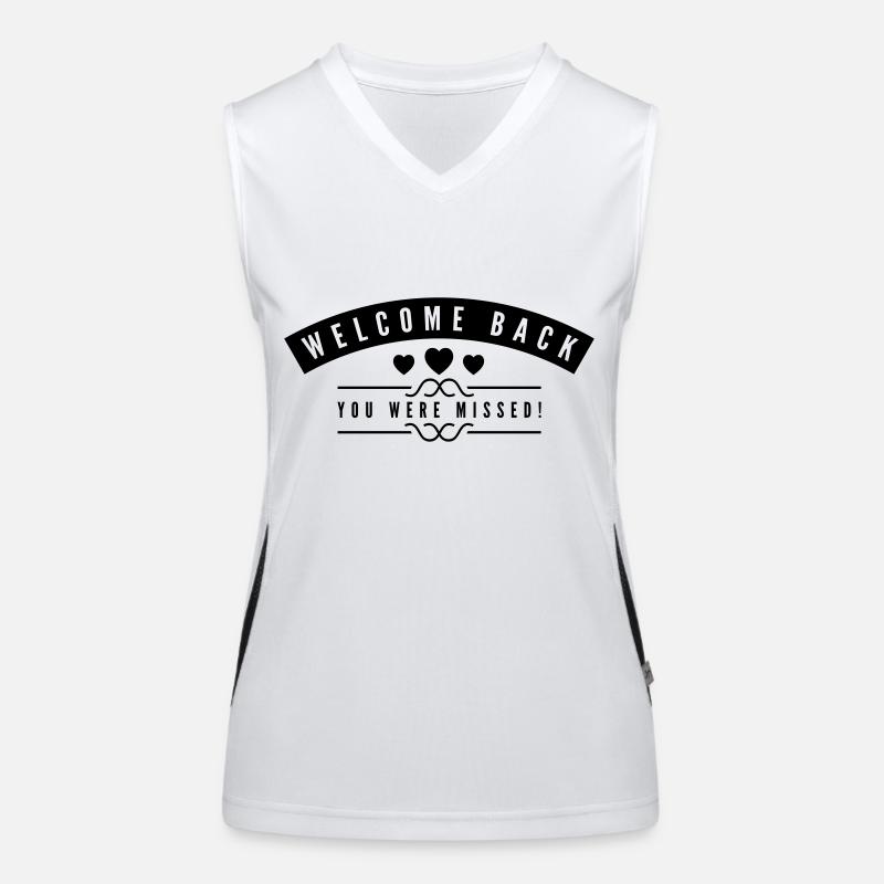 welcome_back__f1 Funktionelles Kontrast-Tank Top für Frauen