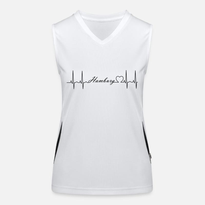 Hambourg Débardeur respirant contrasté Femme