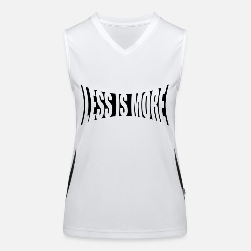 Slogan Logo Minimalisme Débardeur respirant contrasté Femme