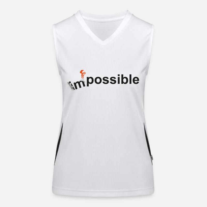 unmöglich 2 Funktionelles Kontrast-Tank Top für Frauen