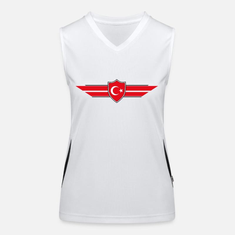 Turkey Fan Women's Functional Contrast Tank Top