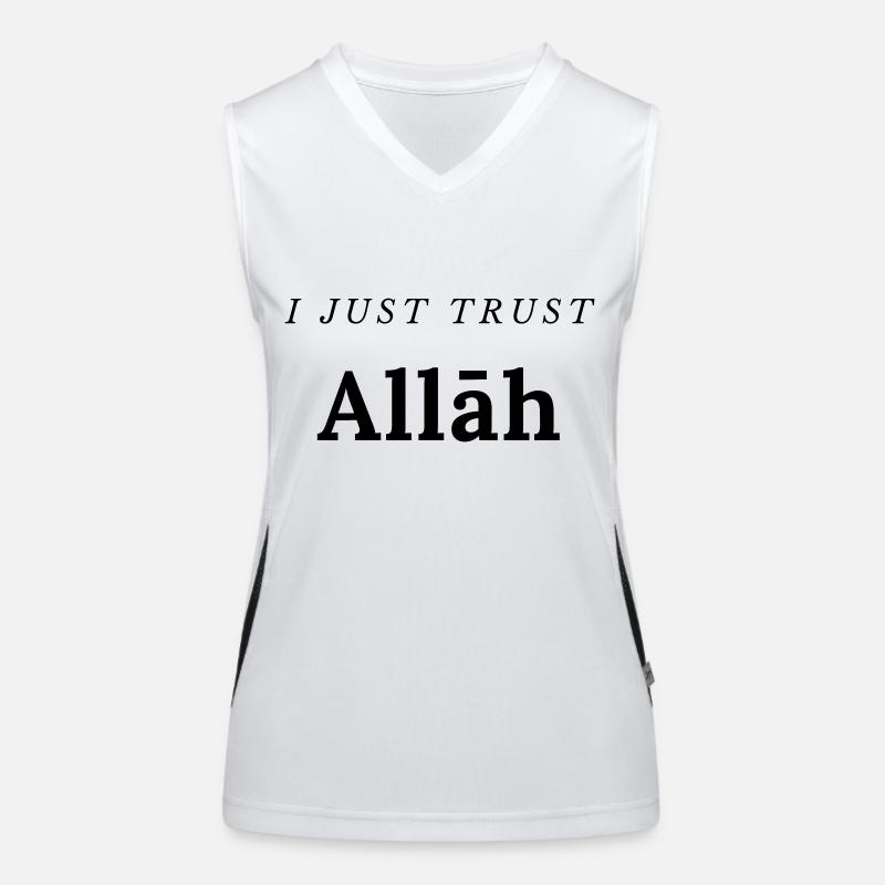 Je fais juste confiance à Allāh Débardeur respirant contrasté Femme