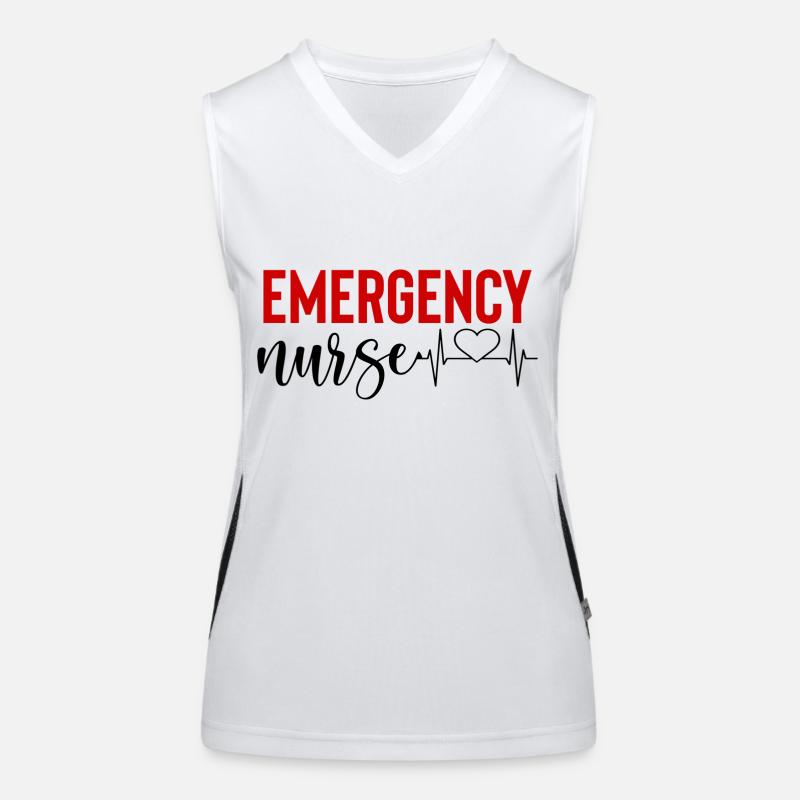 Infirmière d’urgence Débardeur respirant contrasté Femme
