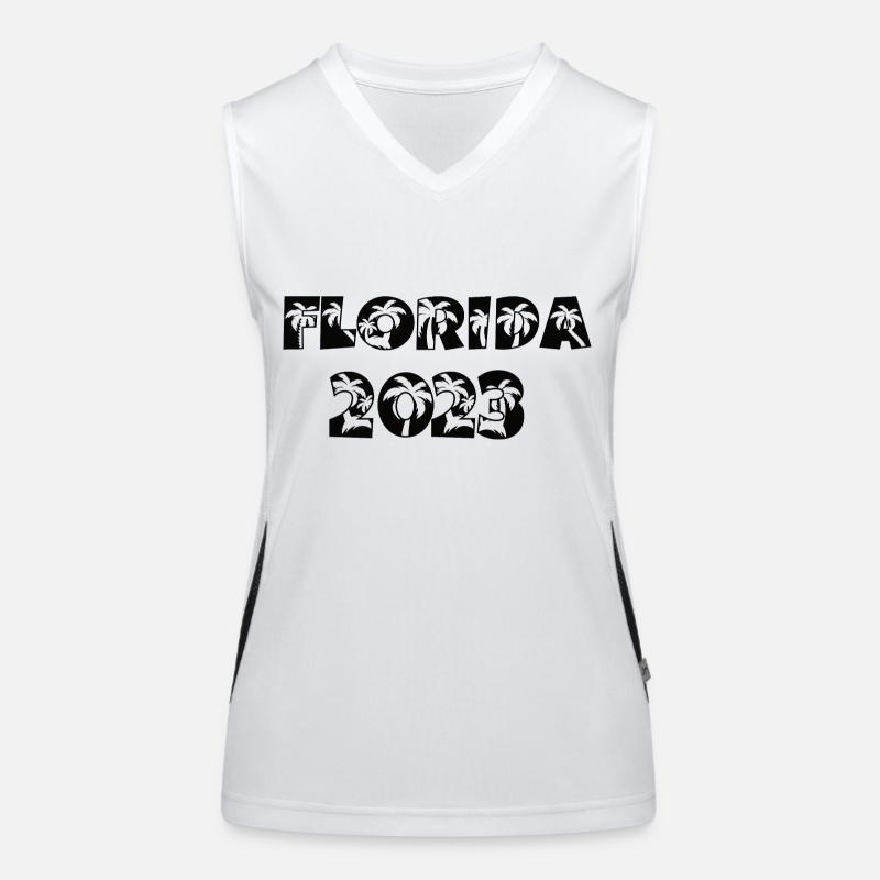 FLORIDA 2023 Funktionelles Kontrast-Tank Top für Frauen