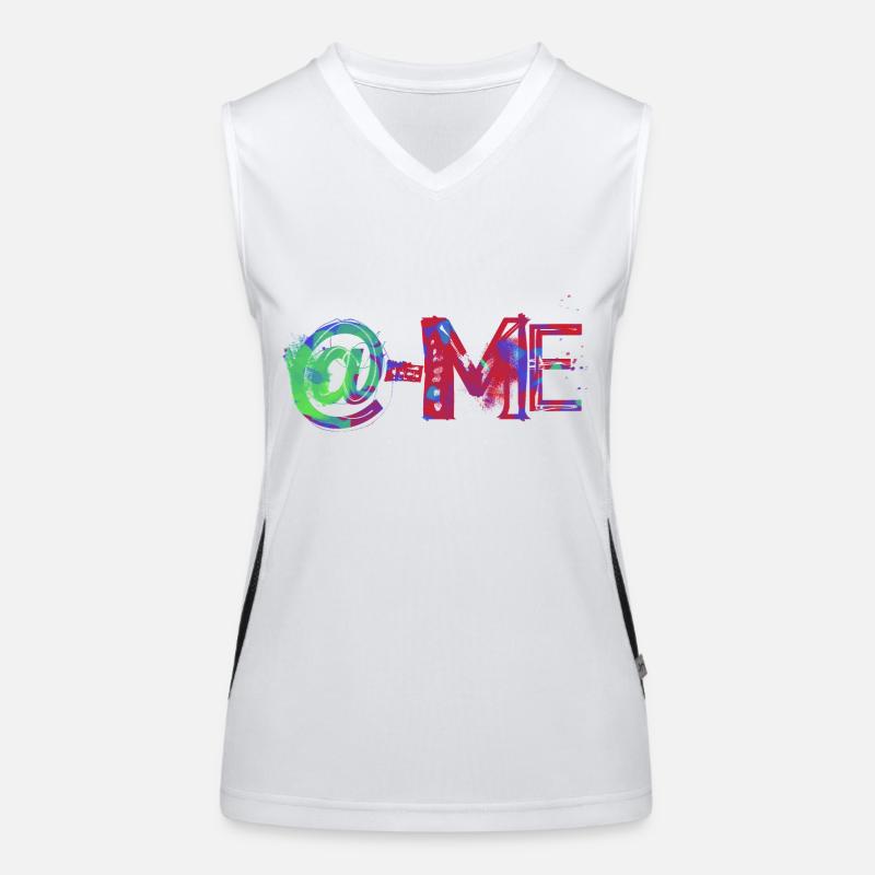 email funny work office meeting emails mail comput Women's Functional Contrast Tank Top