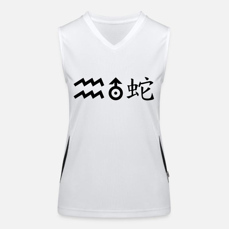 Waterman Uranus Slang Functionele contrasterende tanktop voor vrouwen