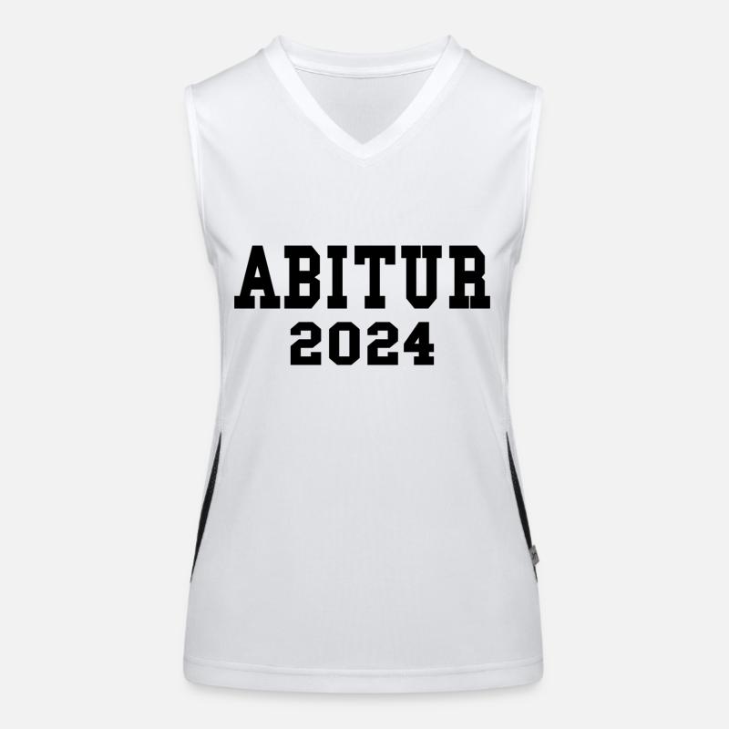 Abitur 2024 Geschenk Funktionelles Kontrast-Tank Top für Frauen