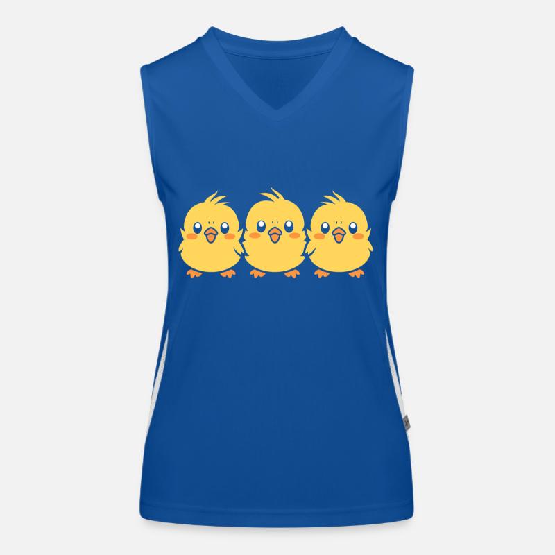 poussin Débardeur respirant contrasté Femme