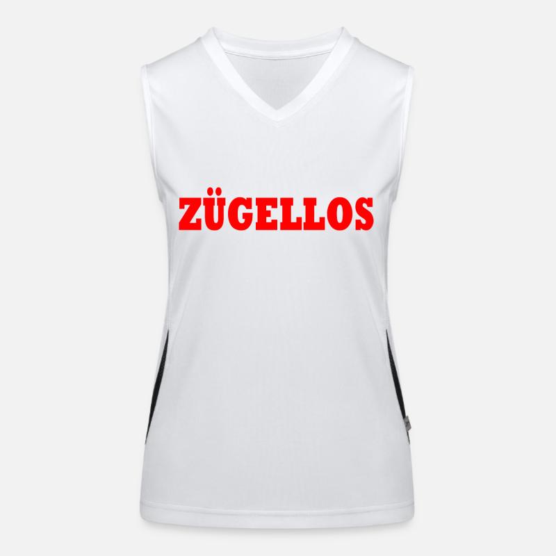zügellos Funktionelles Kontrast-Tank Top für Frauen