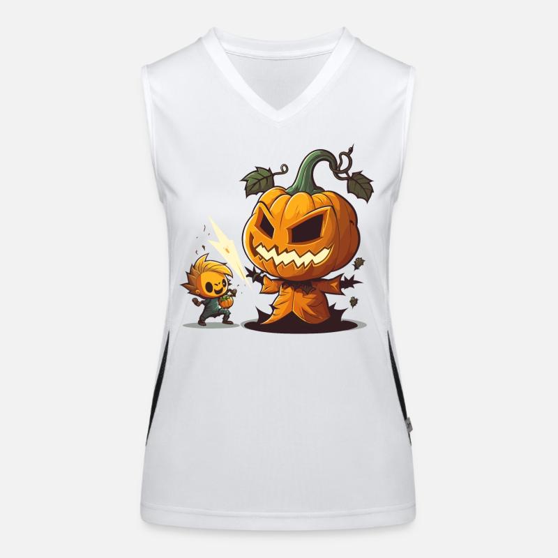 Pumpkin Carving Pro Women's Functional Contrast Tank Top