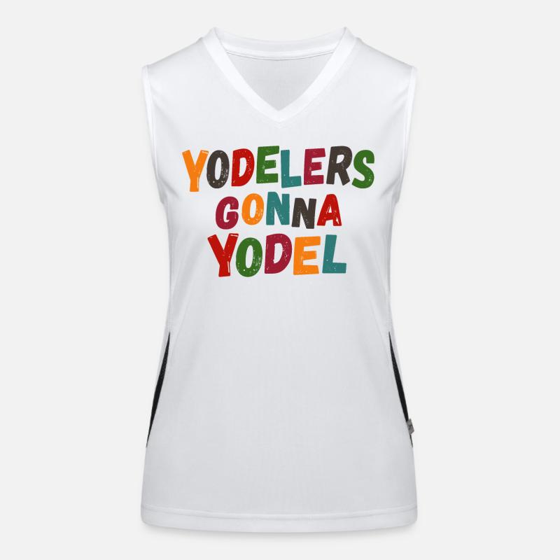 Yodelers going to Yodel Women's Functional Contrast Tank Top