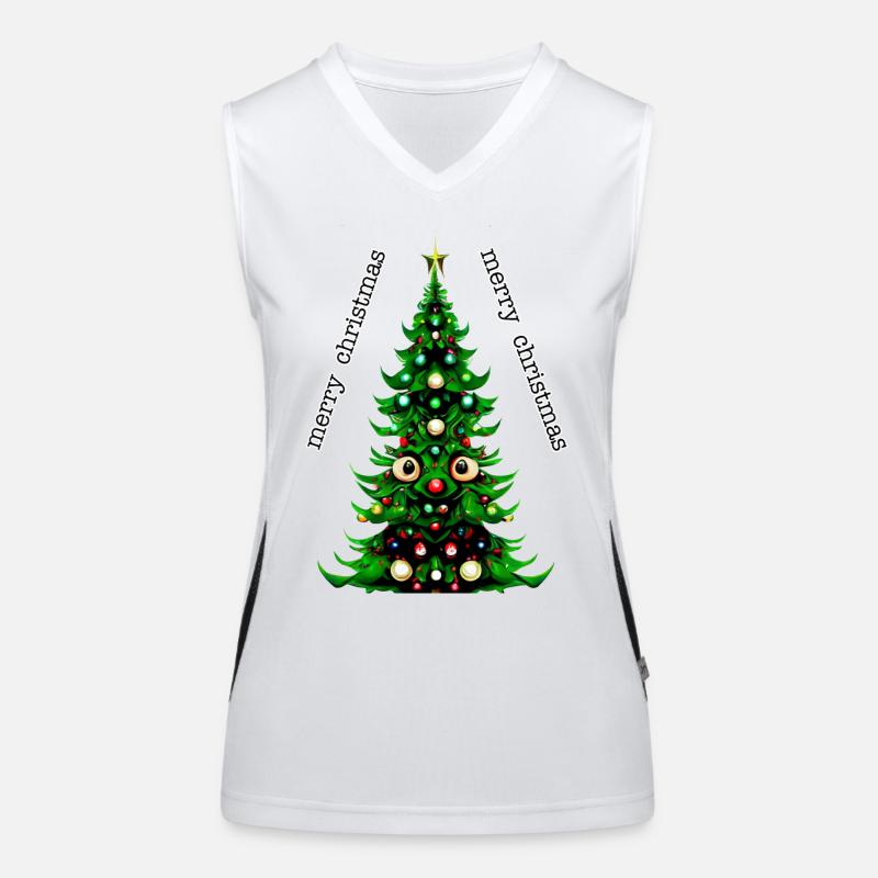 Joyeux Noël Débardeur respirant contrasté Femme